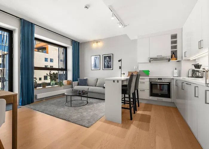With Stunning View! Oslo,barcode Apartment *