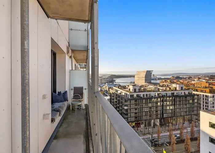 With Stunning View! Oslo,barcode Apartment *